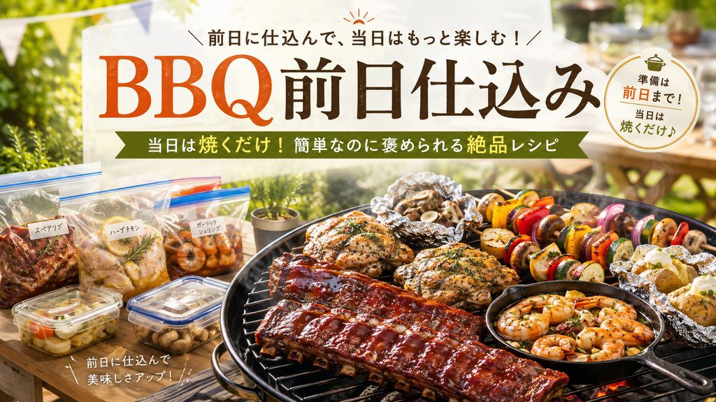 【BBQ前日仕込み】当日は焼くだけ！簡単なのに褒められる絶品レシピ10選