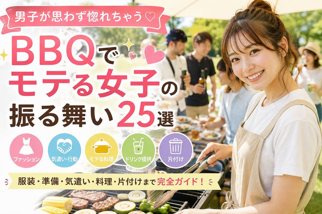 【完全版】BBQでモテる女子の振る舞い