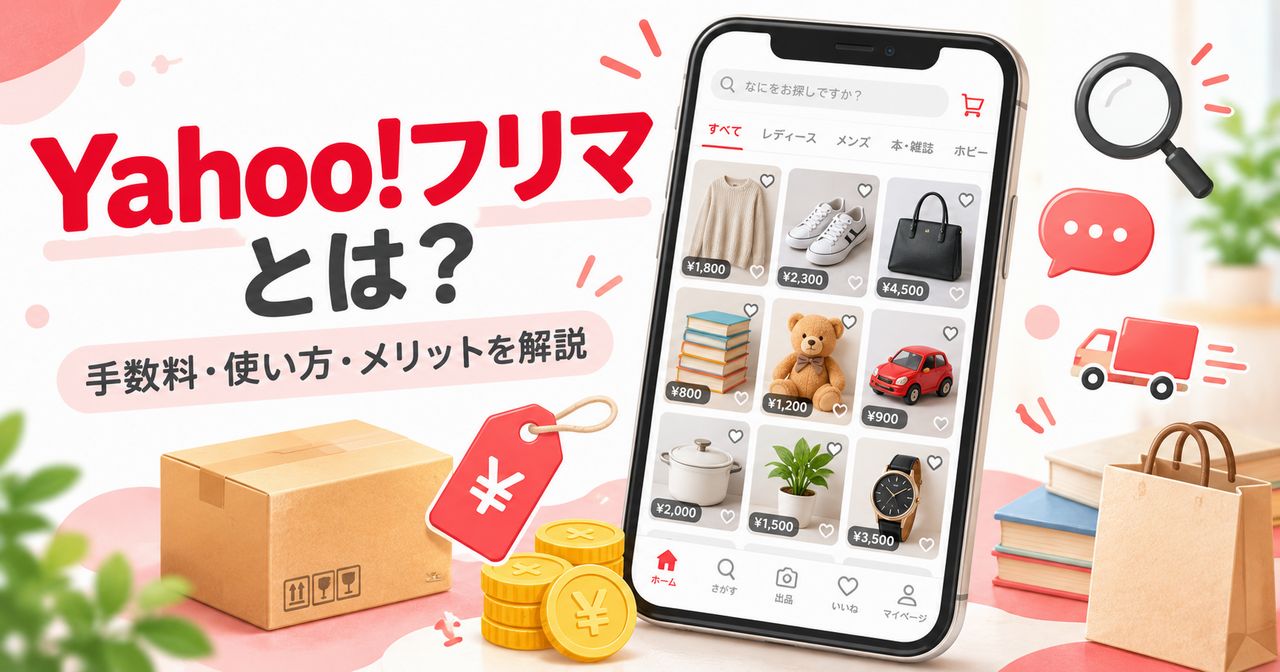 Yahoo!フリマとは?買う・売る両方の視点でメリット・デメリットや使い方を徹底解説
