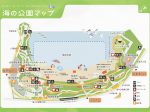 海の公園のマップ地図