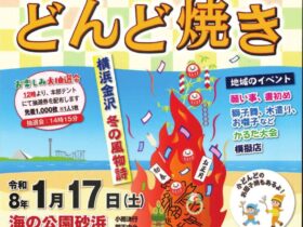 第31回 海の公園 「どんど焼き」